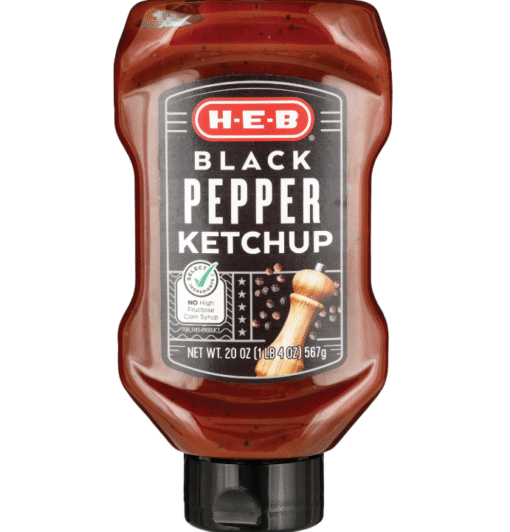 H‑E‑B Black Pepper Ketchup 20 oz
